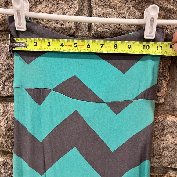 Rue21 Maxi Skirt - size XS - Turquoise/Gray - Picture 3 of 4